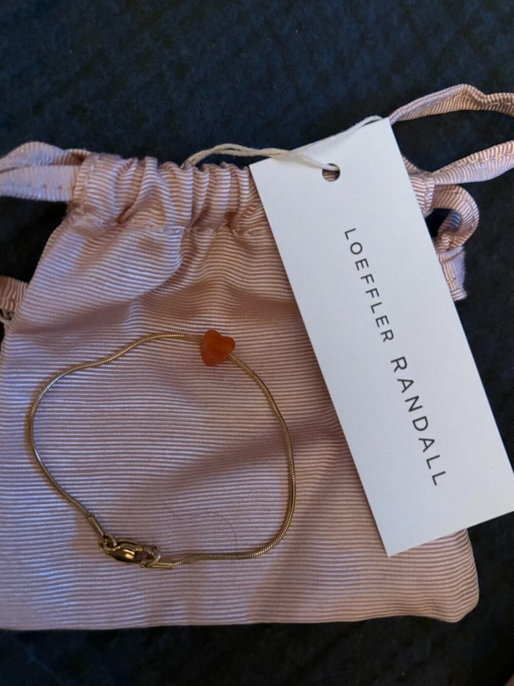 Loeffler Randall Gold /Heart Bracelet